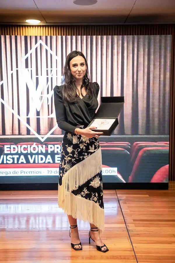 Jenifer Alonso la facialista ganadora del premio Vida Estética a la mejor cosmética de autor.